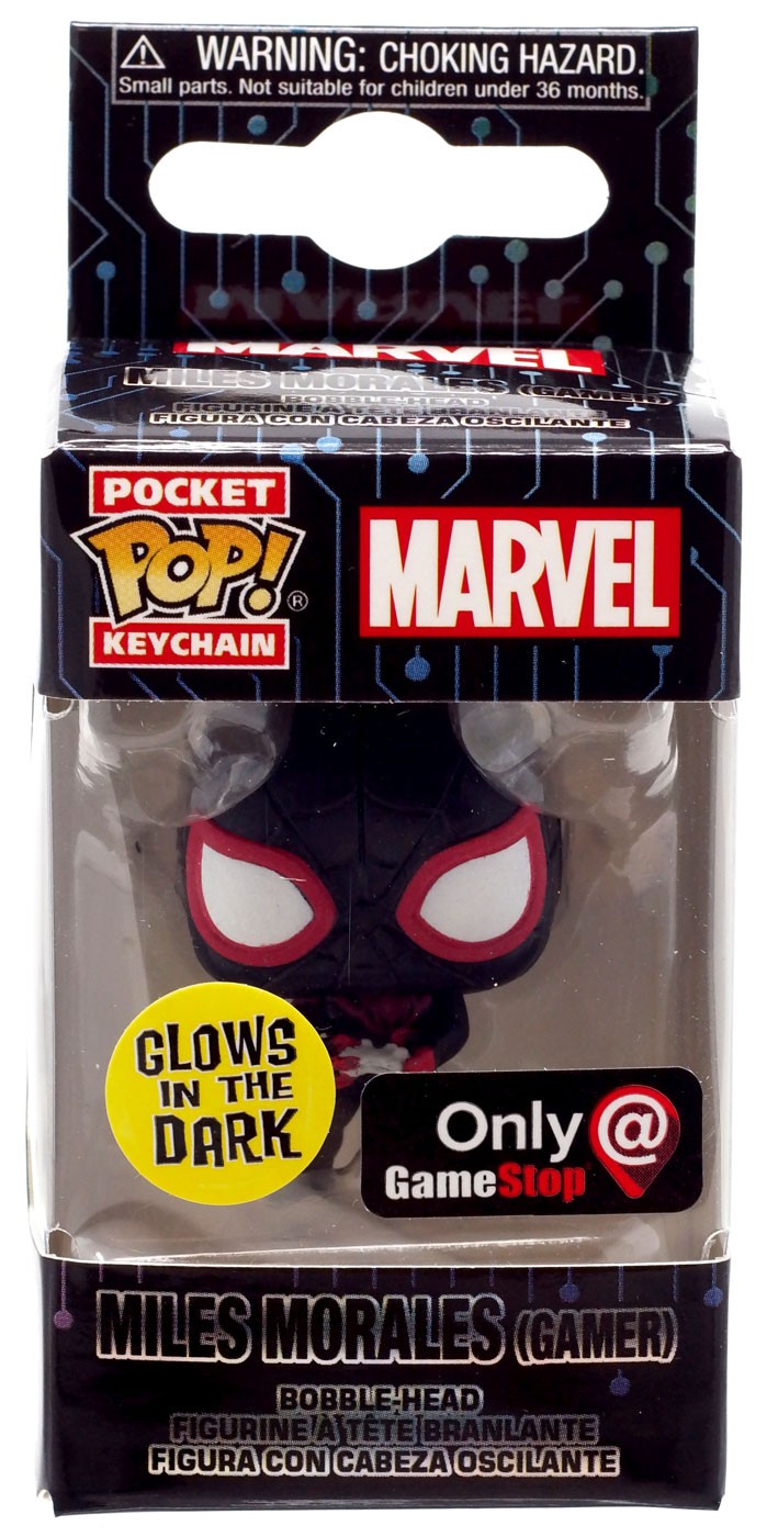 Funko Marvel Pop Marvel Miles Morales Exclusive Keychain Gamer Toywiz