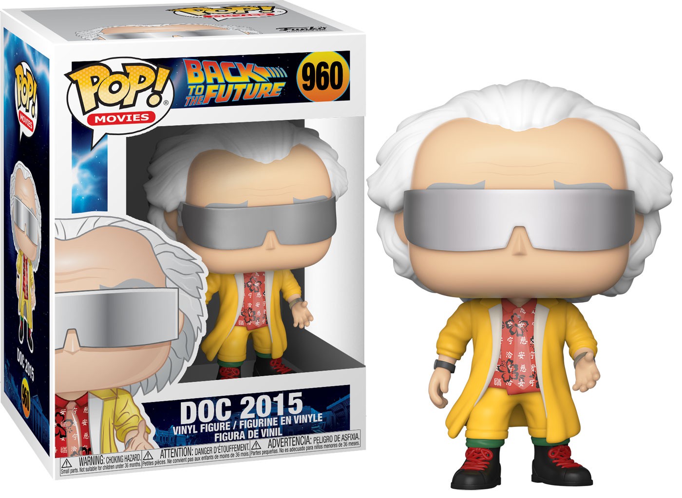 Back to the Future MARTY IN PUFFY VEST #961 Vinyl Figure NEW & IN UK Funko Pop