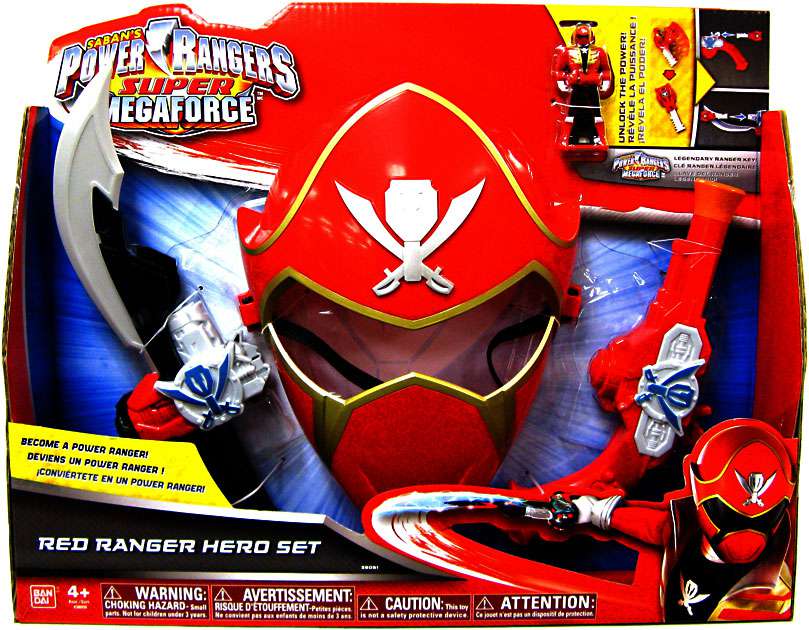 power rangers ninja steel red ranger hero set