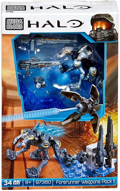 MEGA BLOKS HALO COVENANT WEAPONS PACK II 28 PIECES 97359 8 BRAN NEW