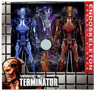 NECA ENDOSKELETON ASSAULT 2-PACK ターミネーター NECA Terminator RoboCop vs. The Terminator Series 1 Endoskeleton