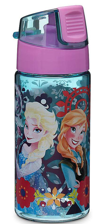 Disney Plastic Water Bottle - Frozen - Anna, Elsa and Olaf