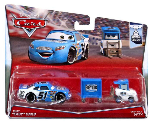 Disney Pixar Cars Piston Cup Ruby Easy Oaks Easy Idle Pitty 155