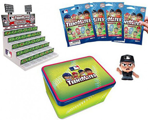 コリンシアン　MLBミニチュアーズ2コンプセット　緑23体　青1体 MLB TeenyMates Baseball Series 2 Pitchers Tin Set Party Animal