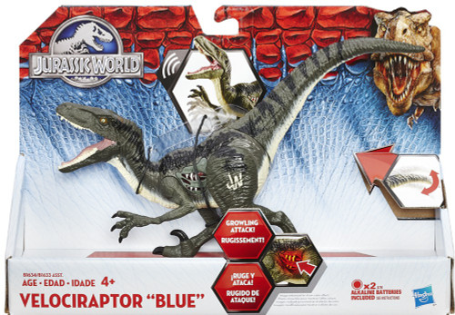 Jurassic World Growler Velociraptor Blue 8 Action Figure Hasbro Toys ...