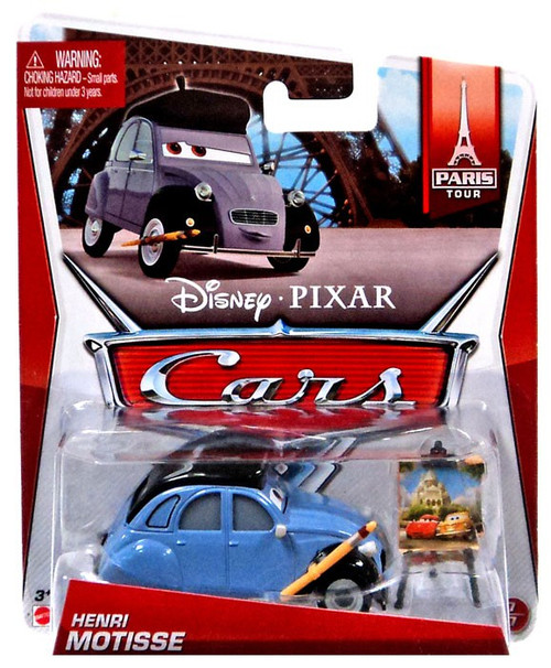 HENRI MOTISSE カーズ　ミニカー Disney Pixar Cars Paris Tour Henri Motisse 155 Diecast Car 77