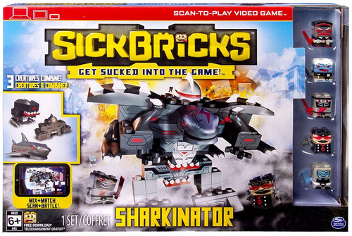Sick Bricks Sharkinator Playset – Mattoncini Interbloccati A Tema Dinosauro – Nuovo Di Zecca E Sigillato!