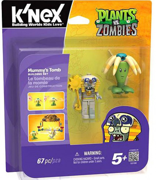 KNEX Plants vs. Zombies Mummys Tomb Set 53108 - ToyWiz