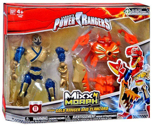 Power Rangers Samurai Mixx N Morph Samurai Gold Ranger Clawzord 5