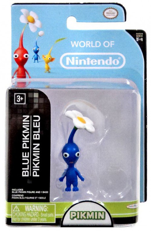 World of Nintendo Pikmin Blue Pikmin 2.5 Mini Figure Version 1