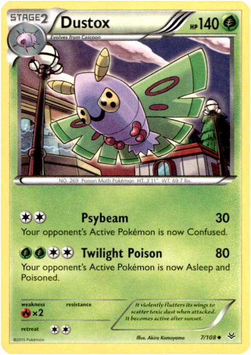 pokemon dustox card 220/217 illustration rare Rare Card Type Dustox 10/196 - SWSH11 Lost
