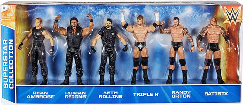 WWE Wrestling Ambrose, Reigns, Rollins, Triple H, Orton Batista