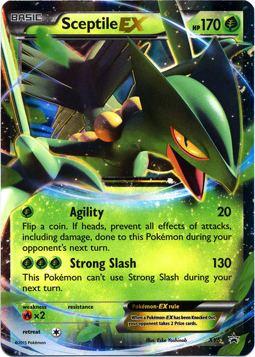 Pokemon X Y Promo Single Card Ultra Rare Sceptile EX XY53