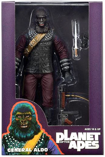 NECA Planet of the Apes Classic Series 3 General Aldo 7 Action