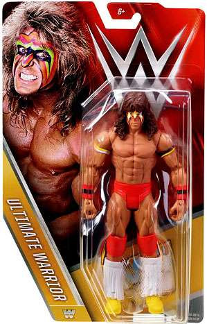 WWE Wrestling Series 56 Ultimate Warrior 6 Action Figure Mattel