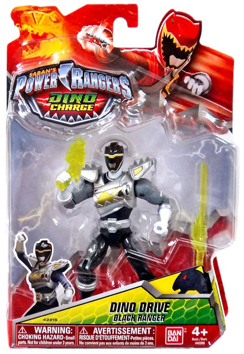 Power Rangers Dino Charge Dino Drive Black Ranger Action Figure
