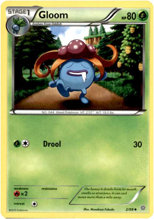 Pokemon Trading Card Game XY Ancient Origins Uncommon Gloom #2