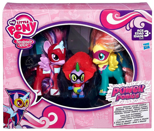 My Little Pony Friendship is Magic Power Ponies Exclusive Figure 3-Pack ...