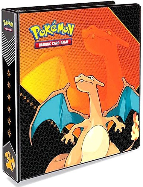 Original Pokémon Card Binder Charmander Blue Case Album