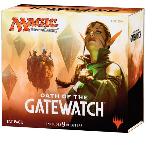 MTG Oath of the Gatewatch Fat Pack 未開封 Magic The Gathering Oath of the Gatewatch FAT Pack 9 Booster Packs