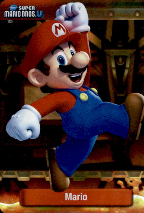 Super Mario Mario Dog Tag Trading Card 1 Enterplay - ToyWiz