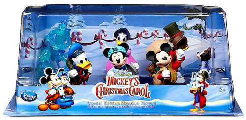 Disney 2015 Mickeys Christmas Carol 6-Piece PVC Figure Play Set