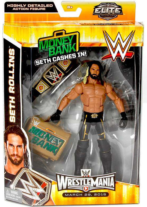 WWE Wrestling Elite Collection WrestleMania 31 Seth Rollins Exclusive ...