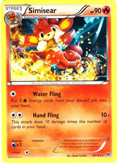 pokemon simisear card 100/086 - Holofoil SV White Flare Placeholder Image Provided Pokemon Trading Card Game XY