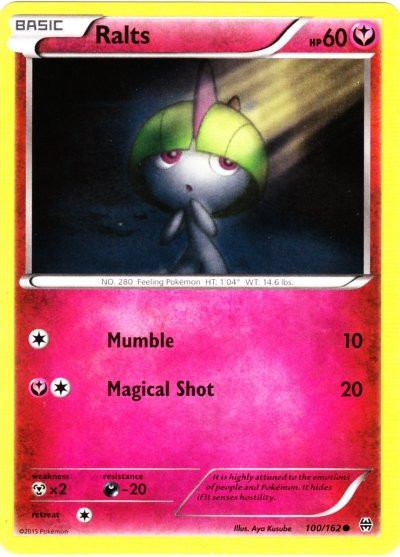 pokemon breakthrough card list Trading Game XY Single Card Common Ralts 100 BREAKthrough Price Guide — Pokémon