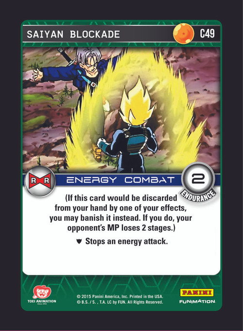 Dragon Ball Z Ccg Evolution Single Card Common Saiyan Blockade C49 Toywiz - how to make a sign in roblox blockade