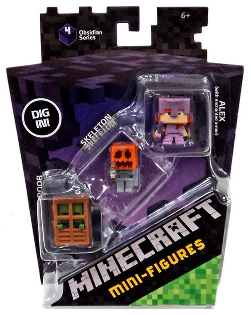 マイクラ 2024 Minecraft Flippin' Figs 2-Pack: ALEX/ALEX LEATHER ARMOR