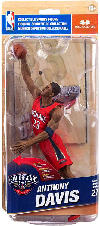 McFarlane Toys NBA New Orleans Pelicans Sports Basketball Series 27 Anthony  Davis Action Figure [Red Uniform]