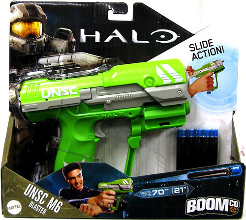 BOOMCO Darts Gun Machine Pretend Play HALO UNSC M6 Blaster 70ft Role Toys Kids 