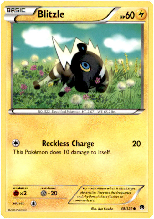 pokemon blitzle card 111/086 Blitzle