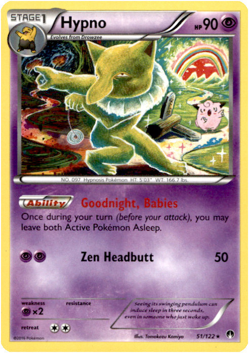 1999 hypno pokemon card Hypno (8) main image 1