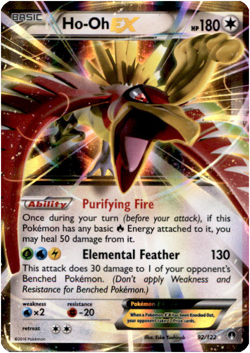 Ho-Oh Ex All Pokemon Cards