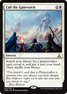 Magic The Gathering Trading Card Game Oath of the Gatewatch Single Card  Rare Call the Gatewatch 16 - ToyWiz