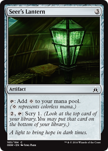 Magic The Gathering Oath Of The Gatewatch Single Card Common Seers Lantern 165 Toywiz - rwby seer roblox