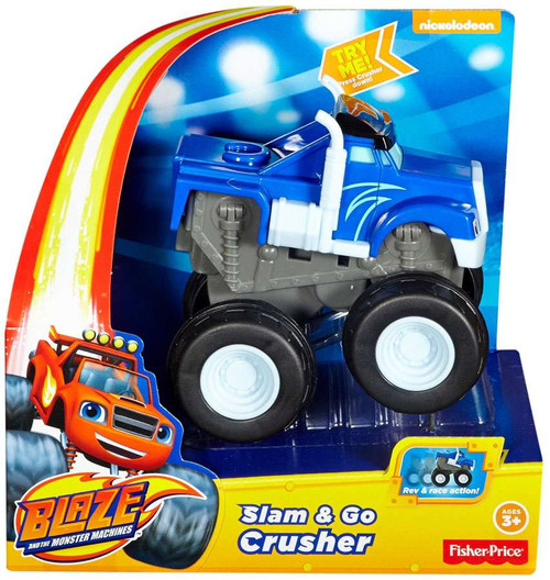 Fisher-Price Veículo Blaze Slam & Go Racer Crusher - Mattel