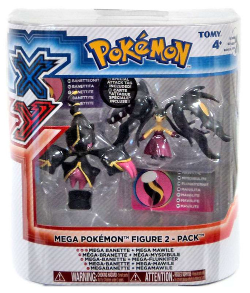 Pokemon Xy Mega Banette Mega Mawile Figure 2 Pack Tomy Toywiz