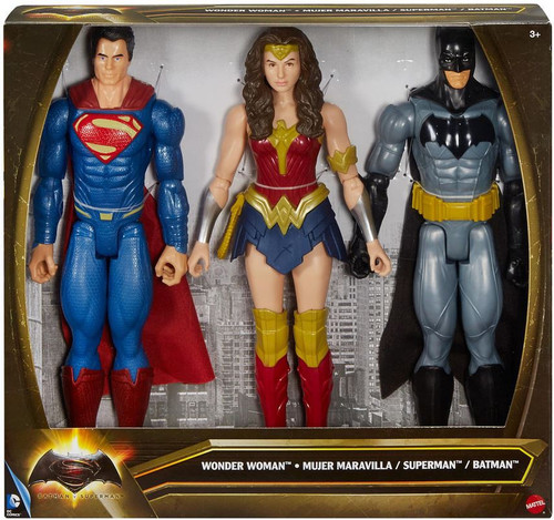 DC Batman v Superman Dawn of Justice Batman, Superman Wonder Woman