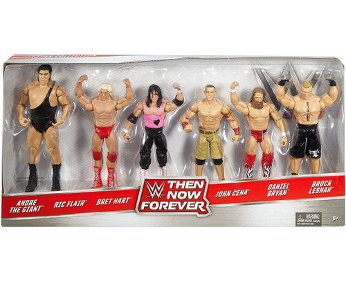 WWE Set 4 Action Figure: Then. Now. Forever. Together. Superstar Iconiche