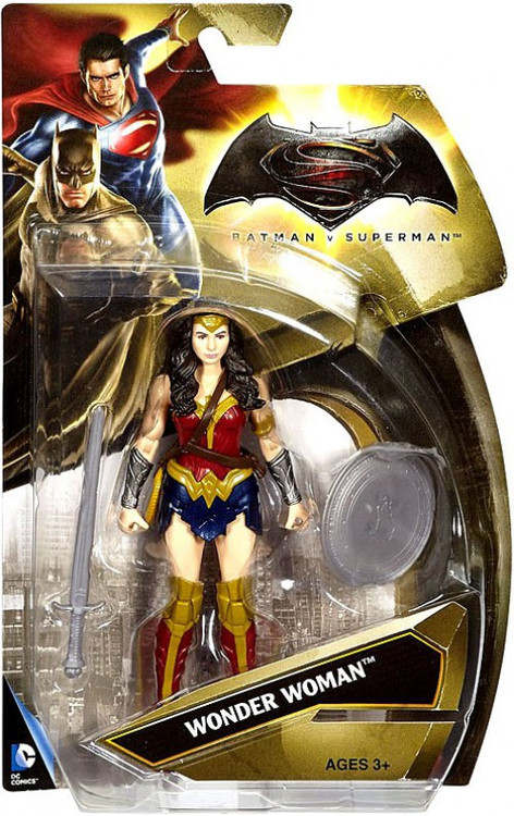 DC Batman V Superman Dawn of Justice Wonder Woman 6 Action Figure Gold ...