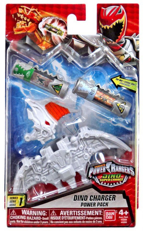 Power Rangers Dino Super Charge Series 1 White Dino Charger Power