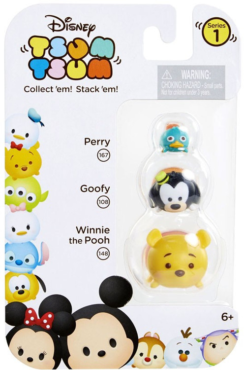 Disney Tsum Tsum Action Figure Mickey Mouse Minnie Winnie The Pooh Stitch Q  Version Collect Toys