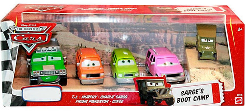 Disney Pixar Cars The World of Cars Multi-Packs Sarges Boot Camp 4