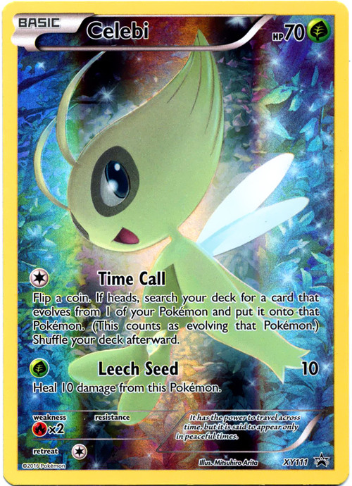 Pokemon X & Y Promo Promo Holo Full Art Celebi XY111 [Lightly Played] [Lightly P