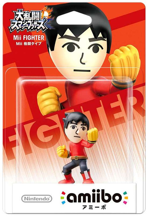 Nintendo Japanese Amiibo Mii Fighter Mini Figure - ToyWiz