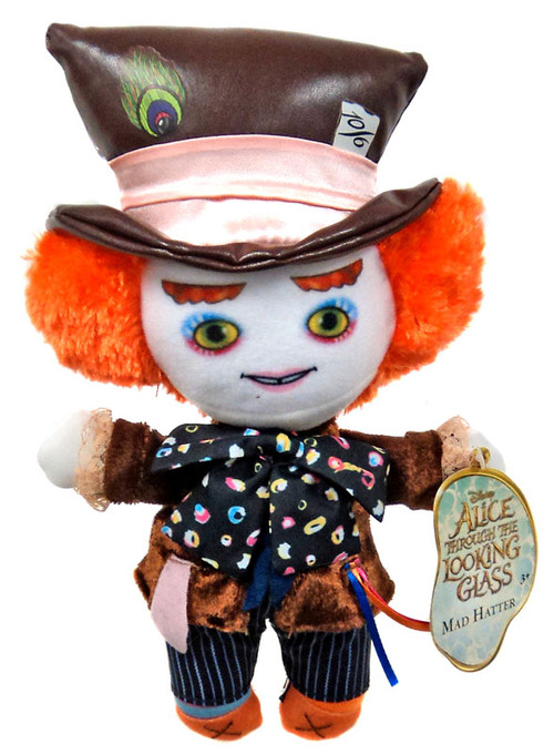 Disney Alice Through the Looking Glass Mad Hatter 7 Plush Jakks