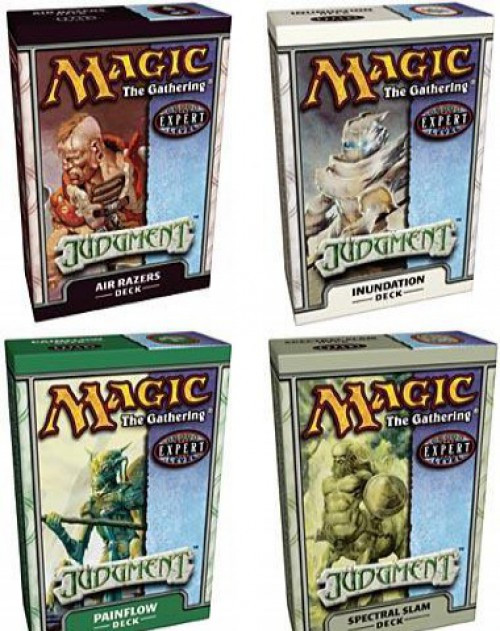 Magic The Gathering Judgment Set of 4 Theme Decks Wizards of the